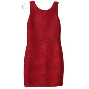 B. Darlin Red Fitted Dress - Junior size 7